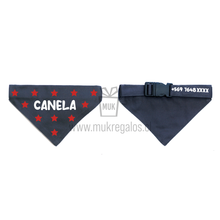 Cargar imagen en el visor de la galería, Bandana Mascota - Estrellas Personalizada
