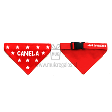 Cargar imagen en el visor de la galería, Bandana Mascota - Estrellas Personalizada
