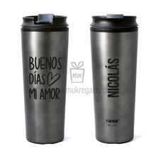 Cargar imagen en el visor de la galería, Mug Térmico - Buenos Días Personalizado
