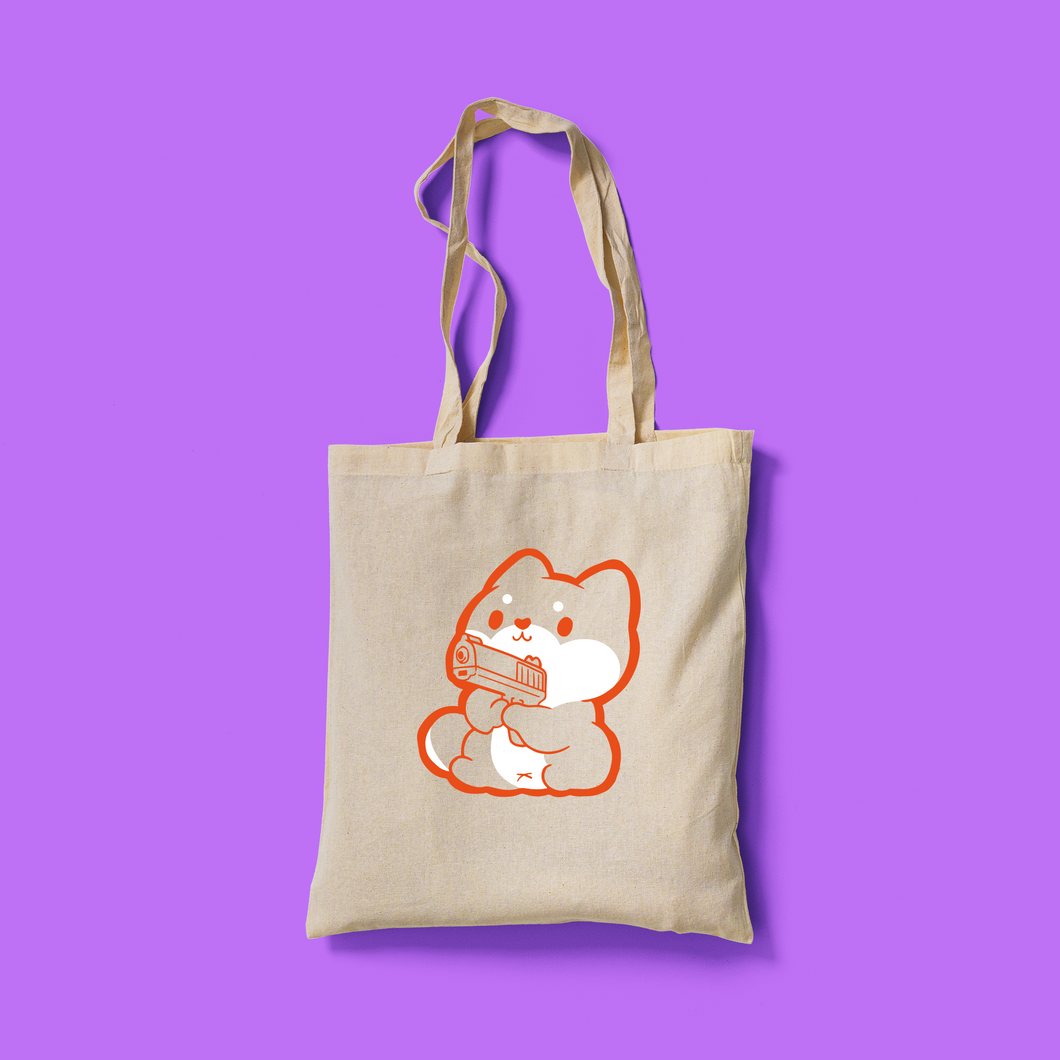 Totebag - Shiba Inu Amenazante